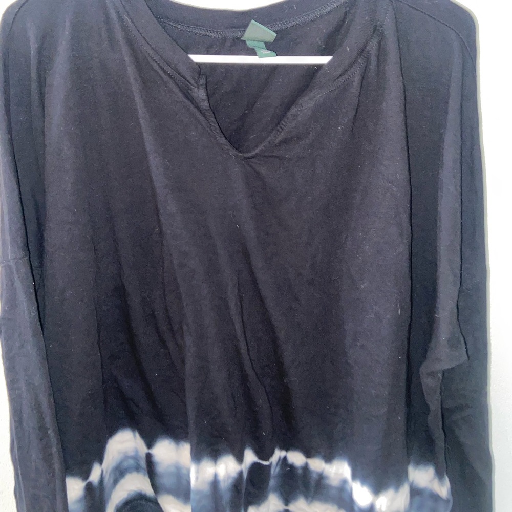 Cropped Tie-Dye Long Sleeve